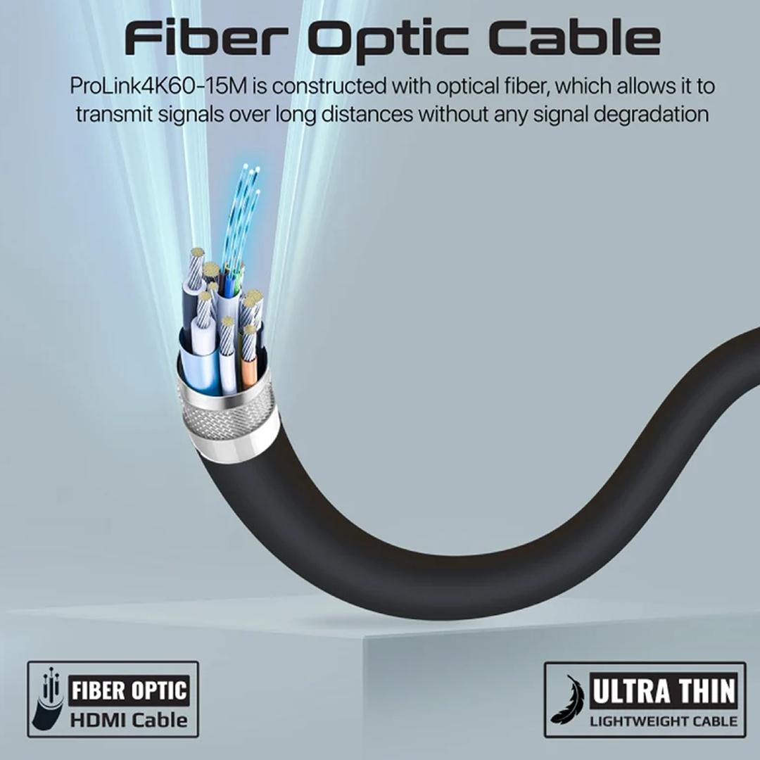 Promate 4K 60HZ HDMI Cable 15 Meter in Qatar Promate 4K 60HZ HDMI Cable 15 Meter in Qatar